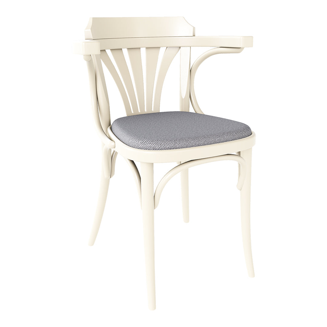 Armchair 24 - Seat Upholstered - Beech Pigment Frame