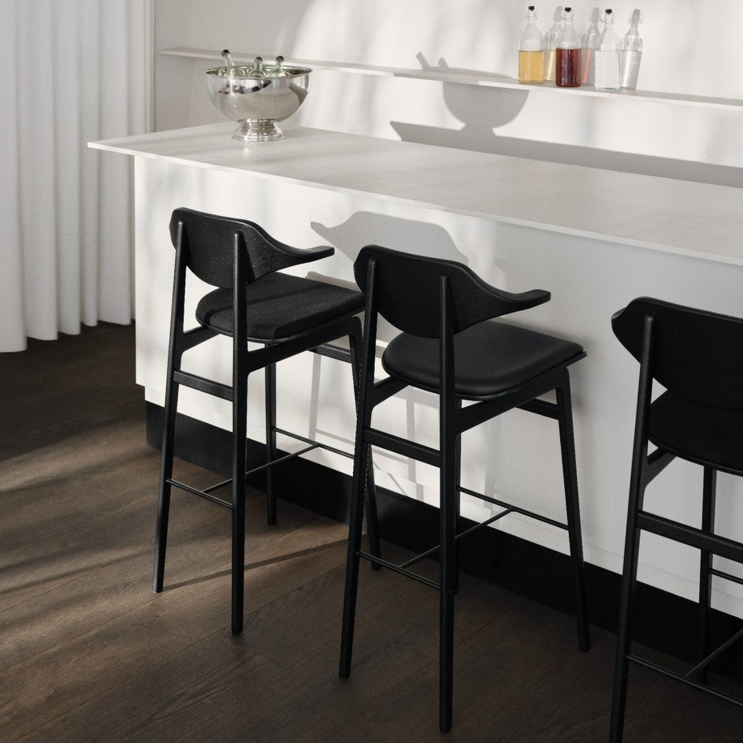 Bufala Counter Chair - Seat Upholstered
