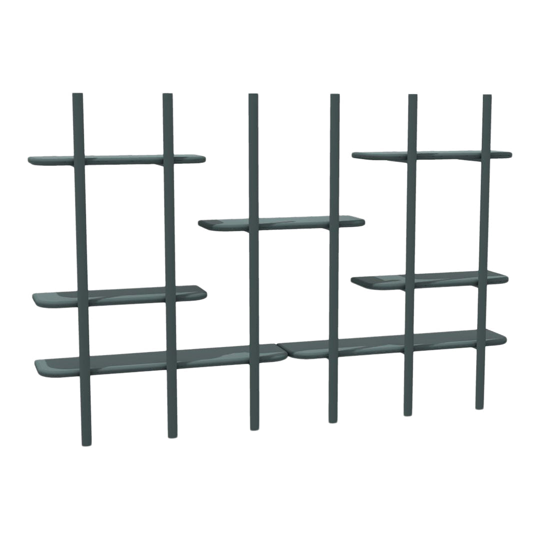 Anam Modular Bookcase - Composition Two - Lacquered Shelf