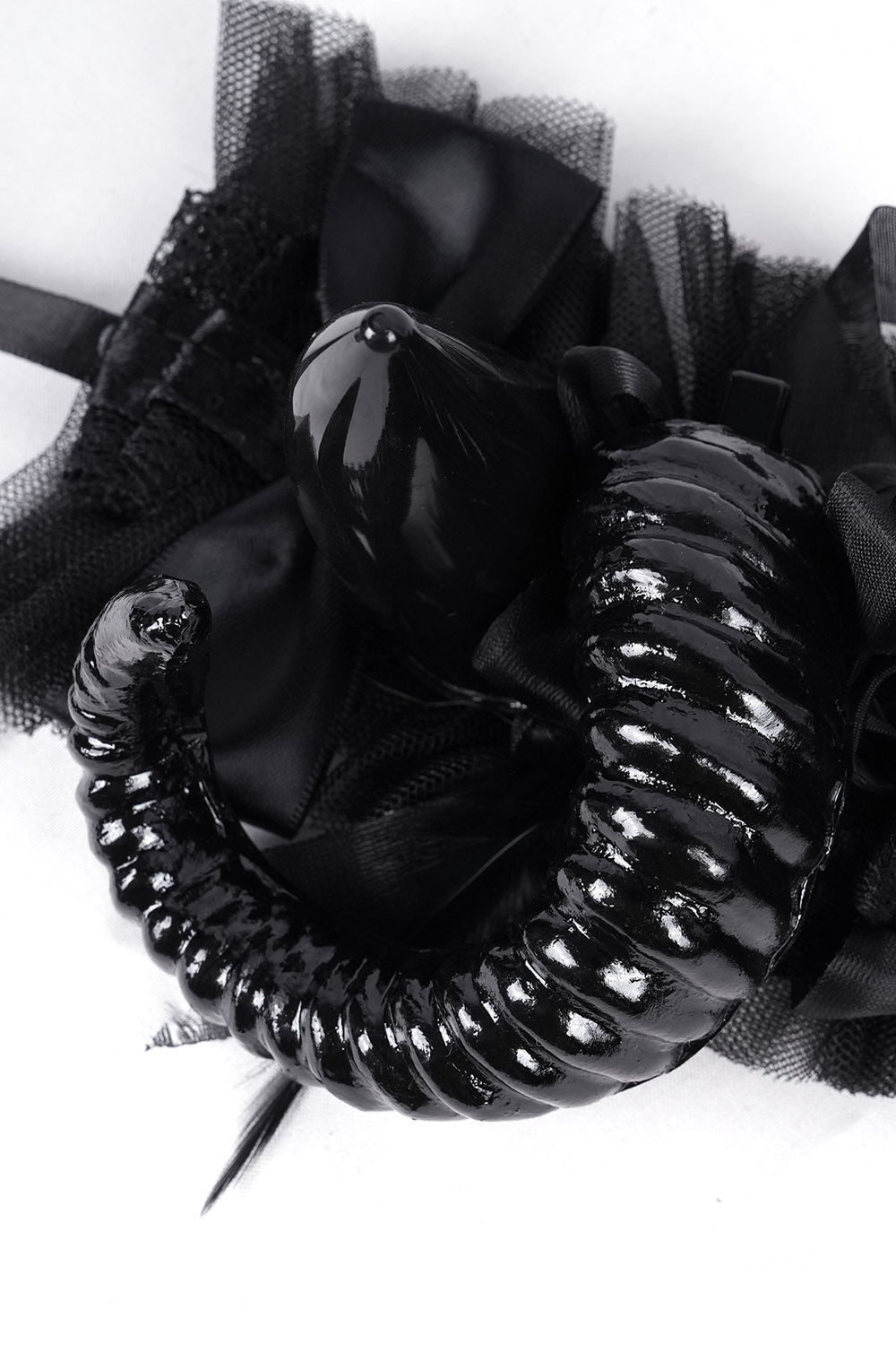 Black Witch Horned Headband