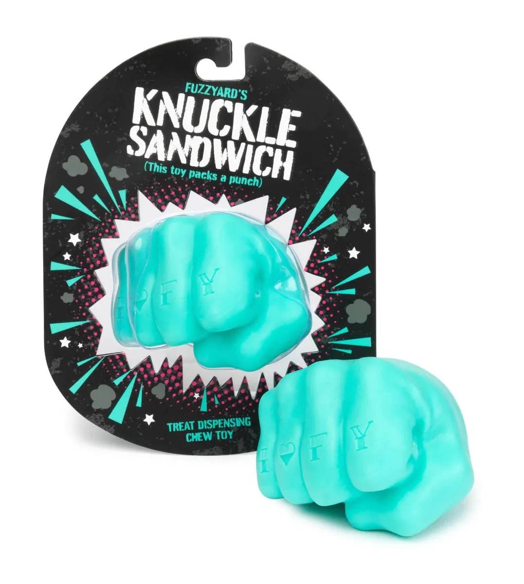 FuzzYard Knuckle Sandwich Dog Chew Toy