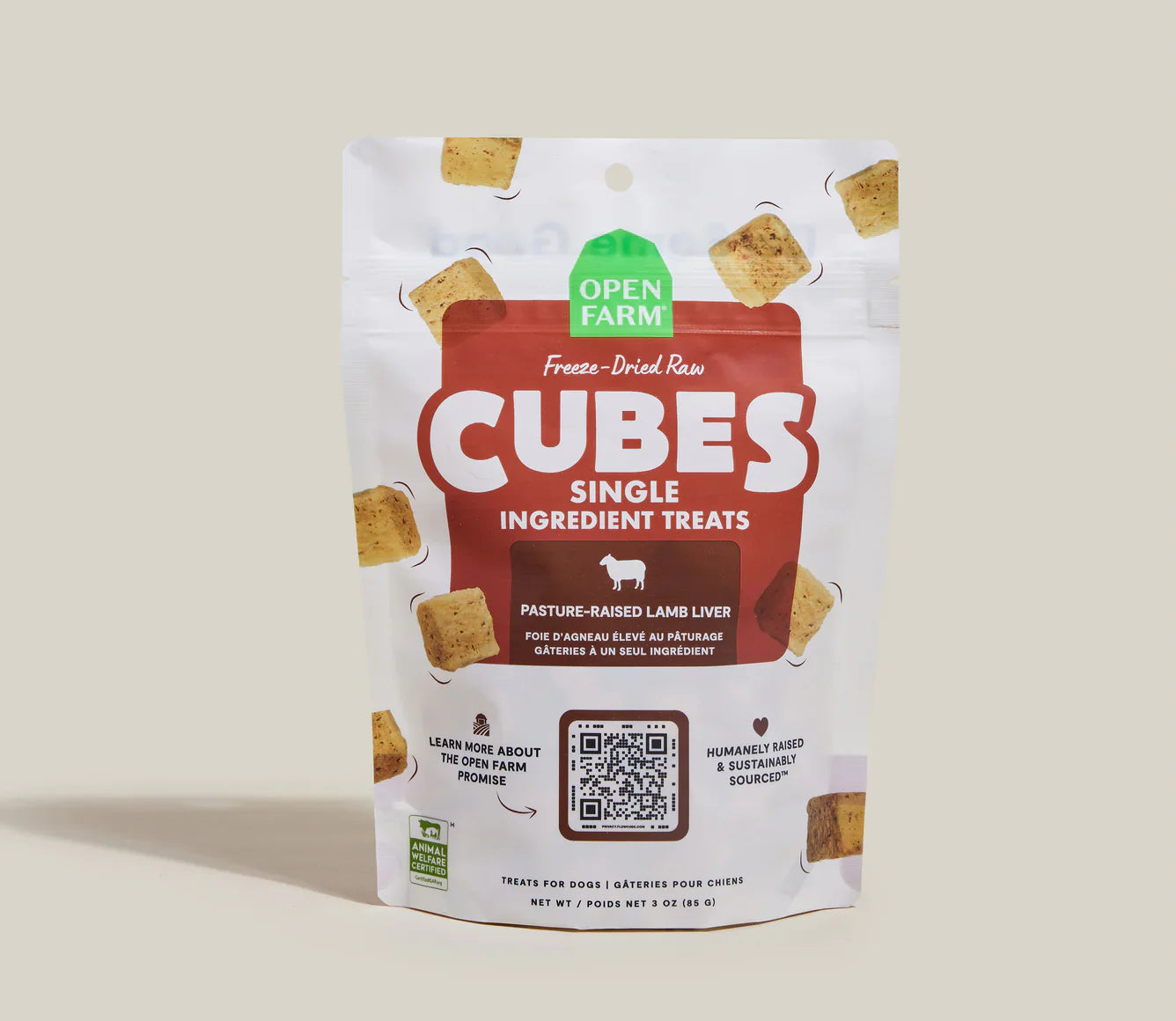 Open Farm "Cubes" Freeze Dried Raw Liver Treats