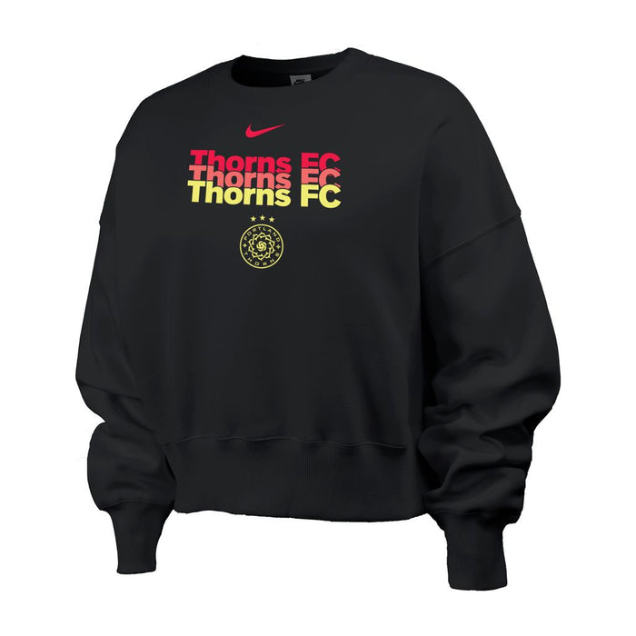 THORNS FC LADIES PHOENIX FLEECE OMBRE CREW