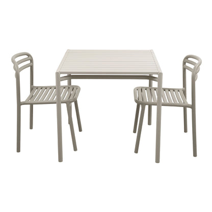 Bliss Square Dining Table Set w/ Side Chairs
