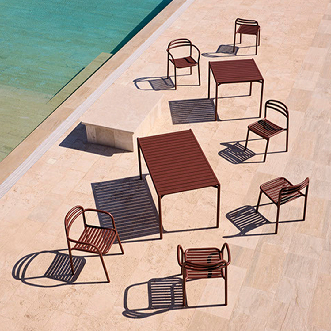Bliss Square Dining Table Set w/ Armchairs