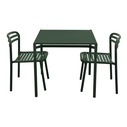 Bliss Square Dining Table Set w/ Side Chairs