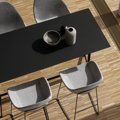 Atticus 09 Bar Chair w/ Arms - Sled Base