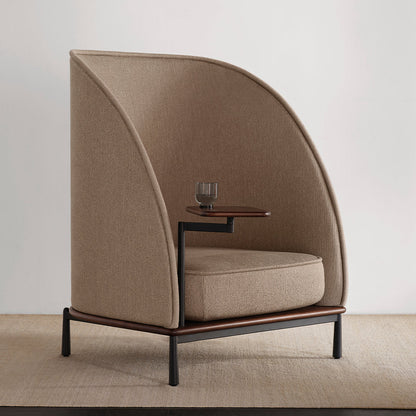 Arc High Back Lounge Chair w/ Tablet