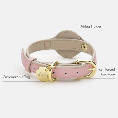 Nina Woof - Collar - Air Tag Enabled - Vegan Leather - Cupertino