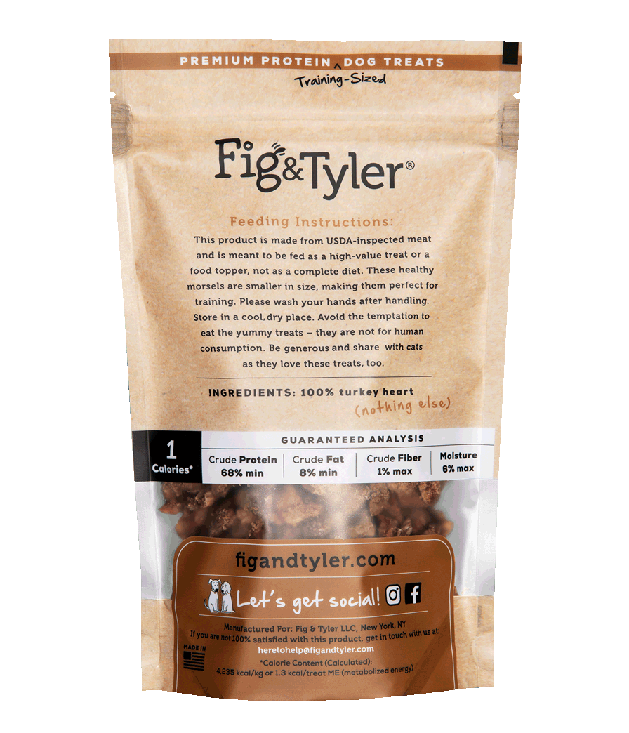 Fig & Tyler - Freeze-Dried Turkey Heart Morsels