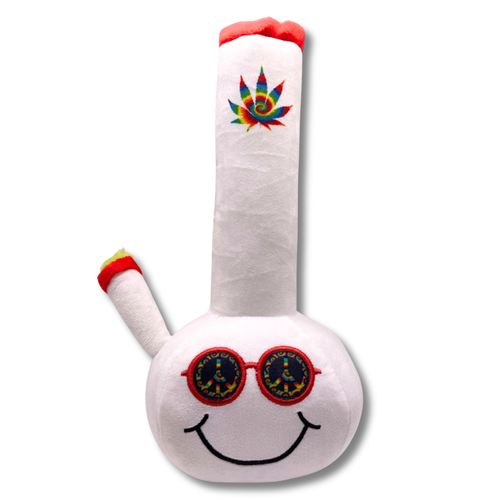 PAW:20 - Billie Bong, Parody Plush Squeaker 420 Dog Toy