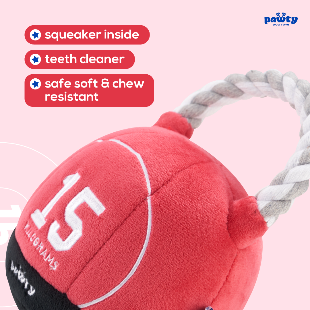 PAWTY Dog Toys - Kettlebell Tug Rope Interactive Toy