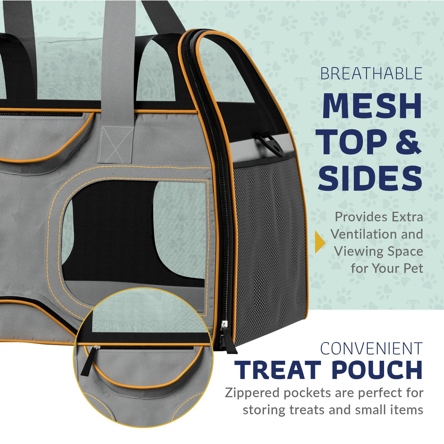 Katziela - Luxury Rider Pet Carrier with Removable Wheels - 4 Colors