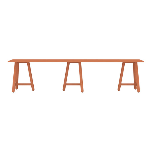 Beech Connect 100 Rectangle High Table - Two-Piece Top