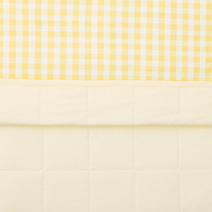 Baby Blanket in Gingham Chamomile 1.0