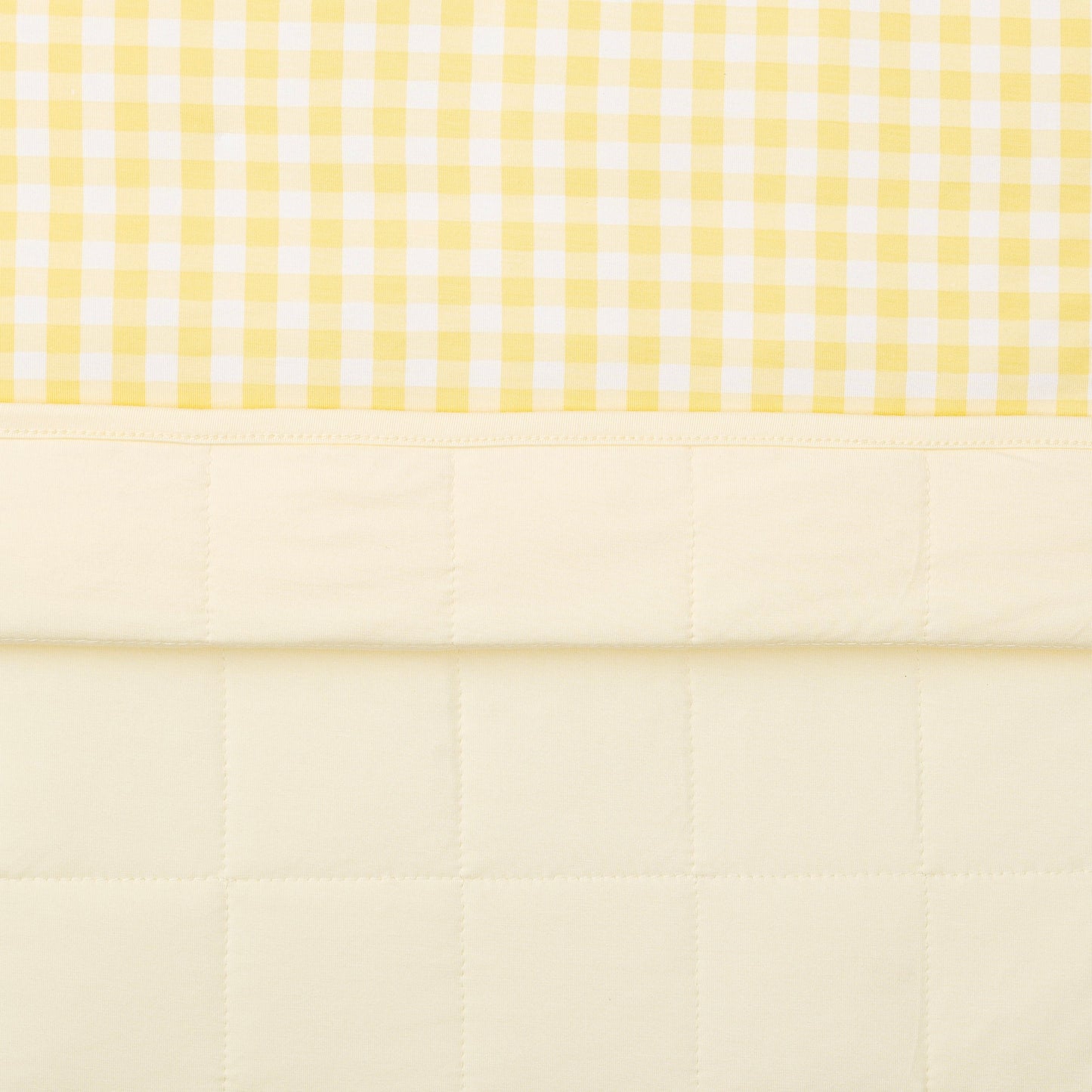 Toddler Blanket in Gingham Chamomile 1.0