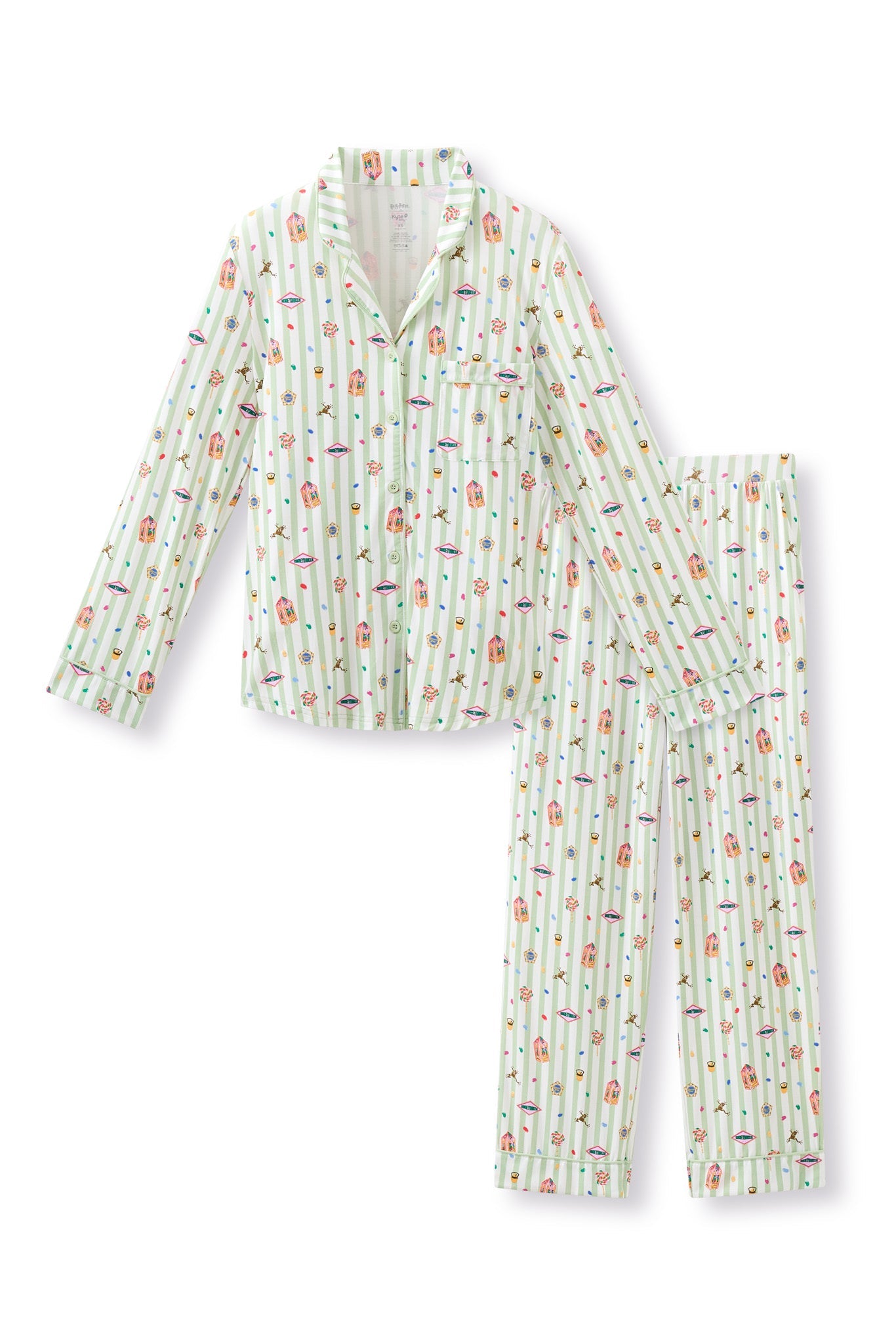Long-Sleeved Women's Pajama Set in Honeydukes