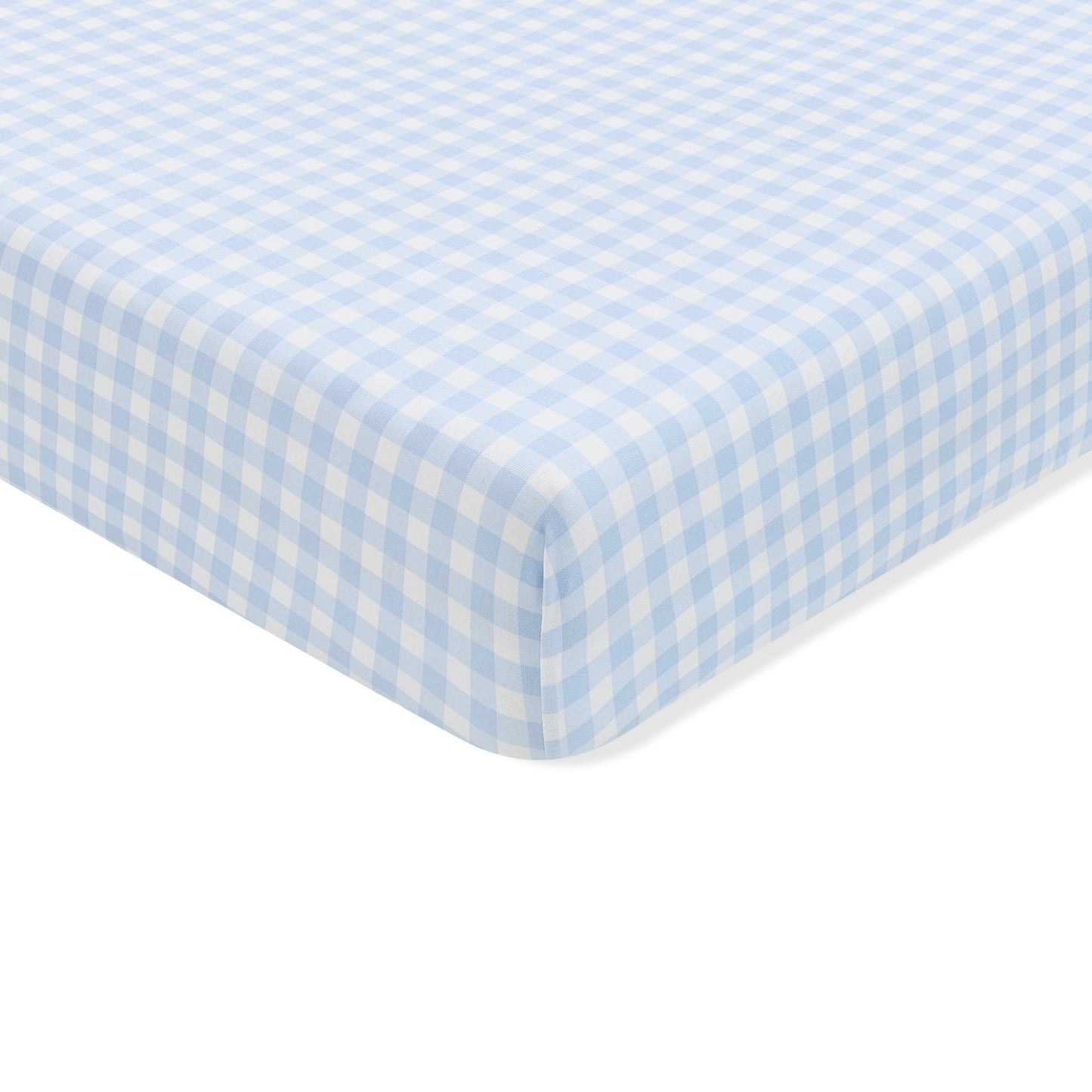 Crib Sheet in Gingham Breeze