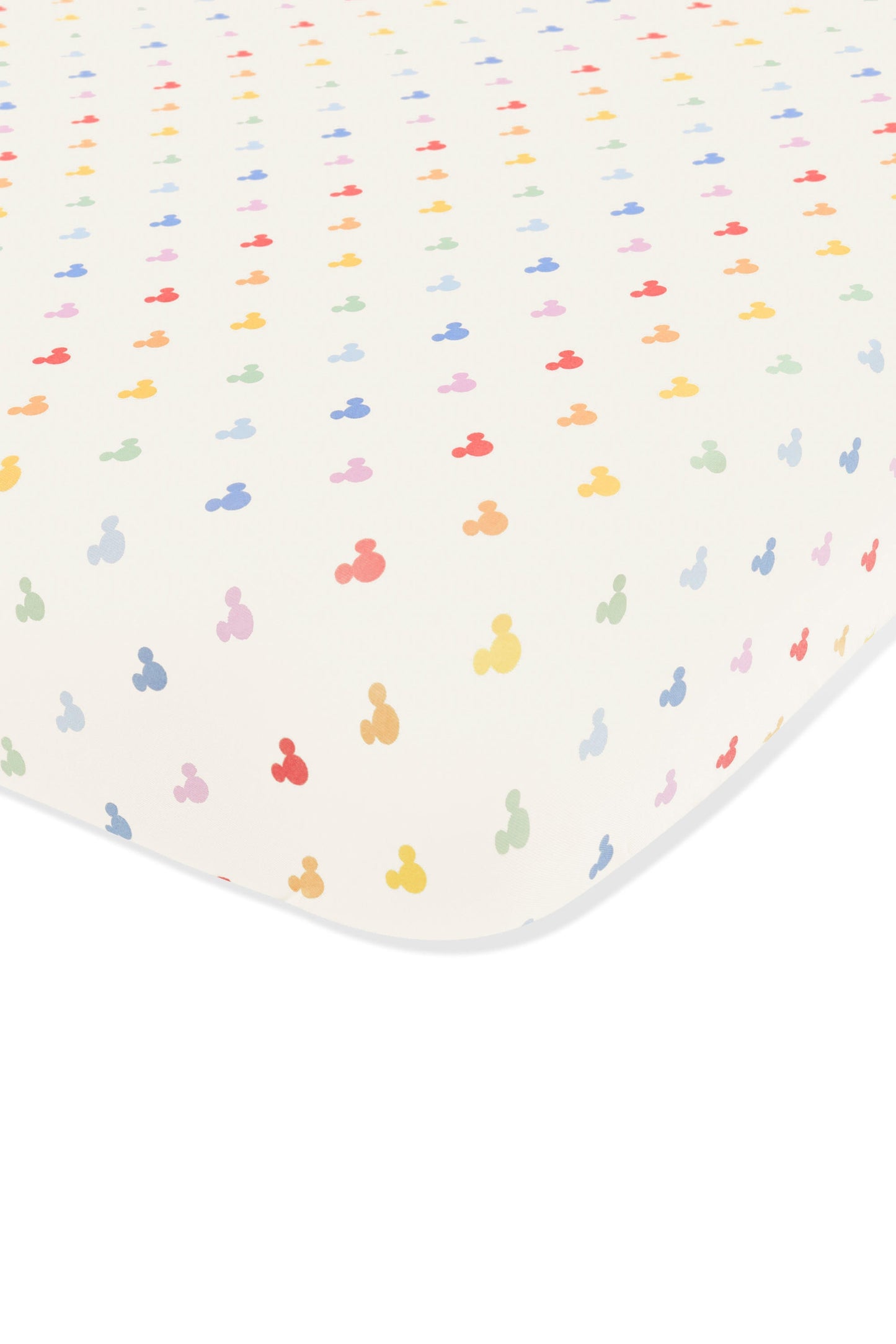 Crib Sheet in Pastel Mickey Mouse