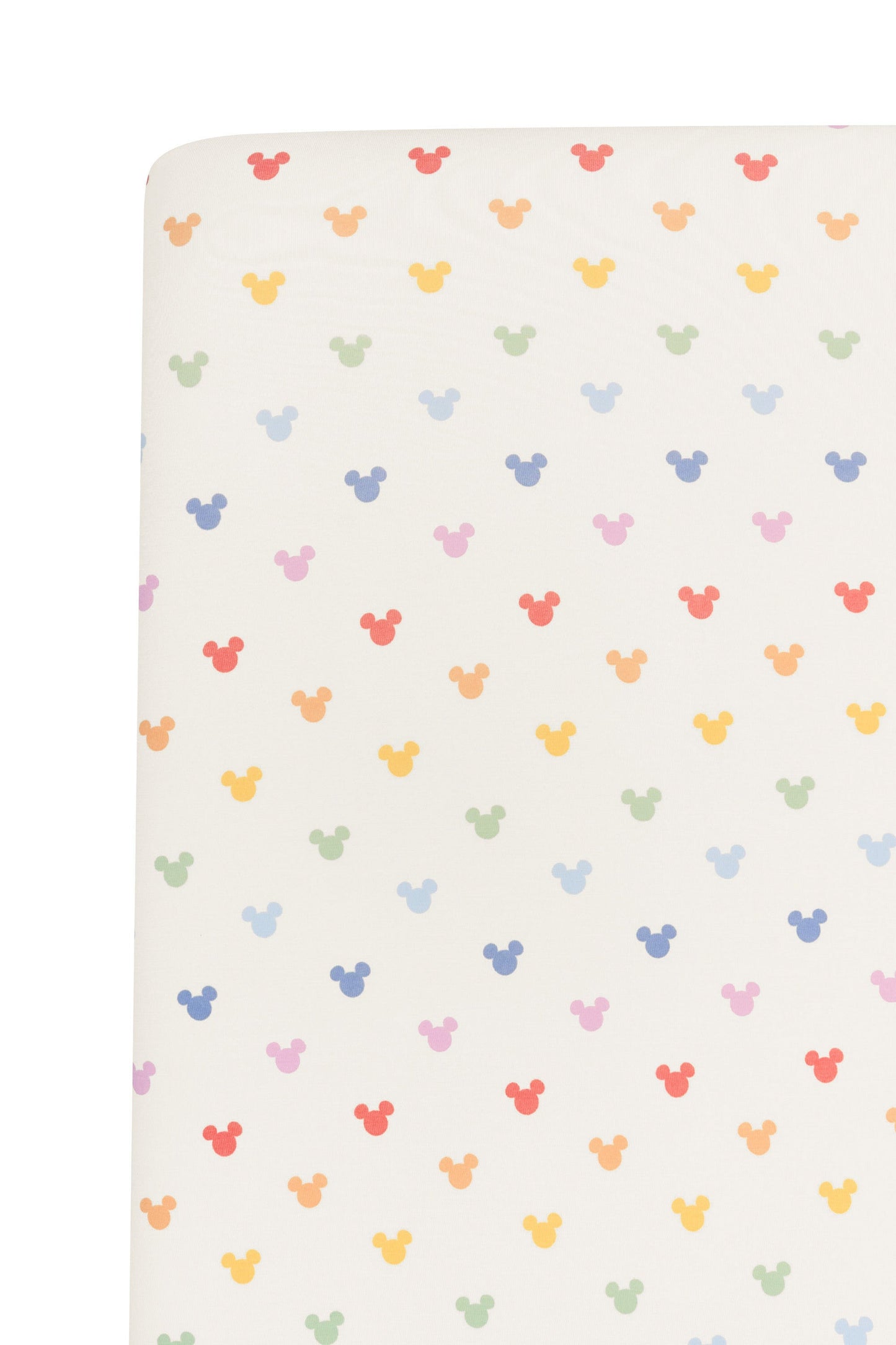 Crib Sheet in Pastel Mickey Mouse