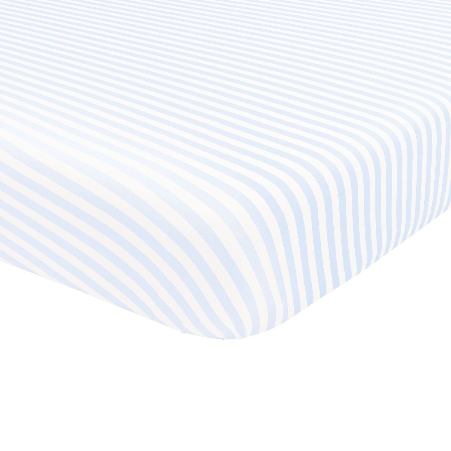 Crib Sheet in Small Mist Stripe