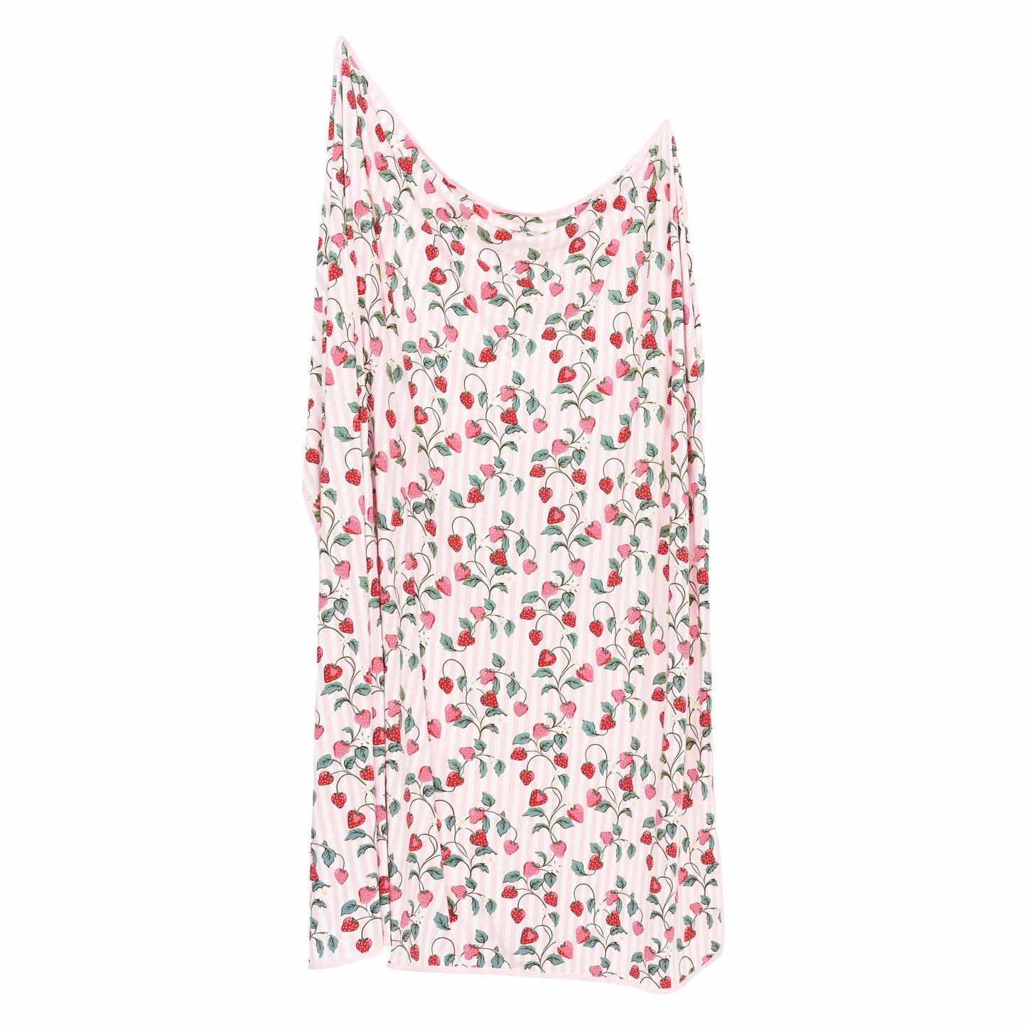 Swaddle Blanket in Strawberry Fields