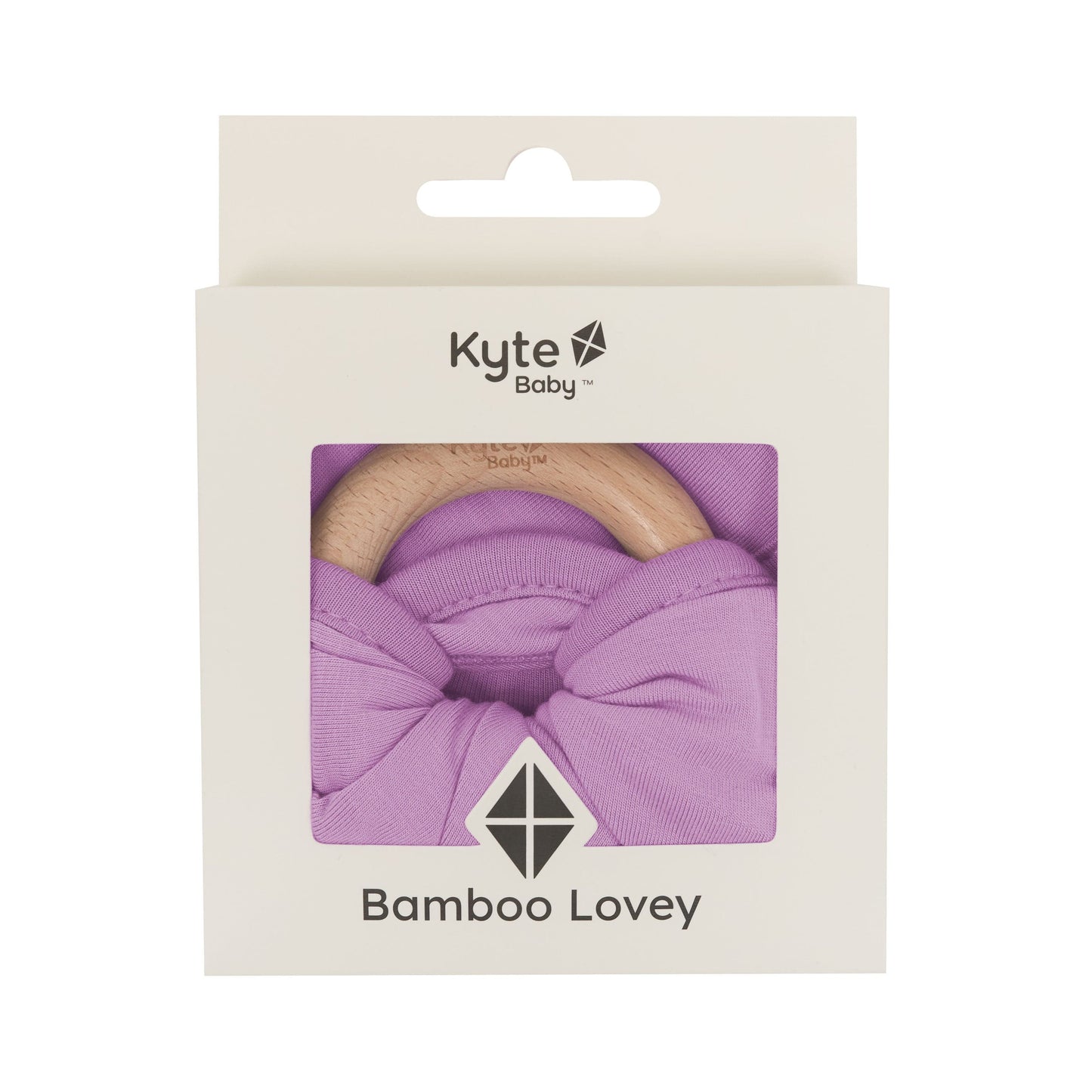Lovey in Poi with Removable Wooden Teething Ring