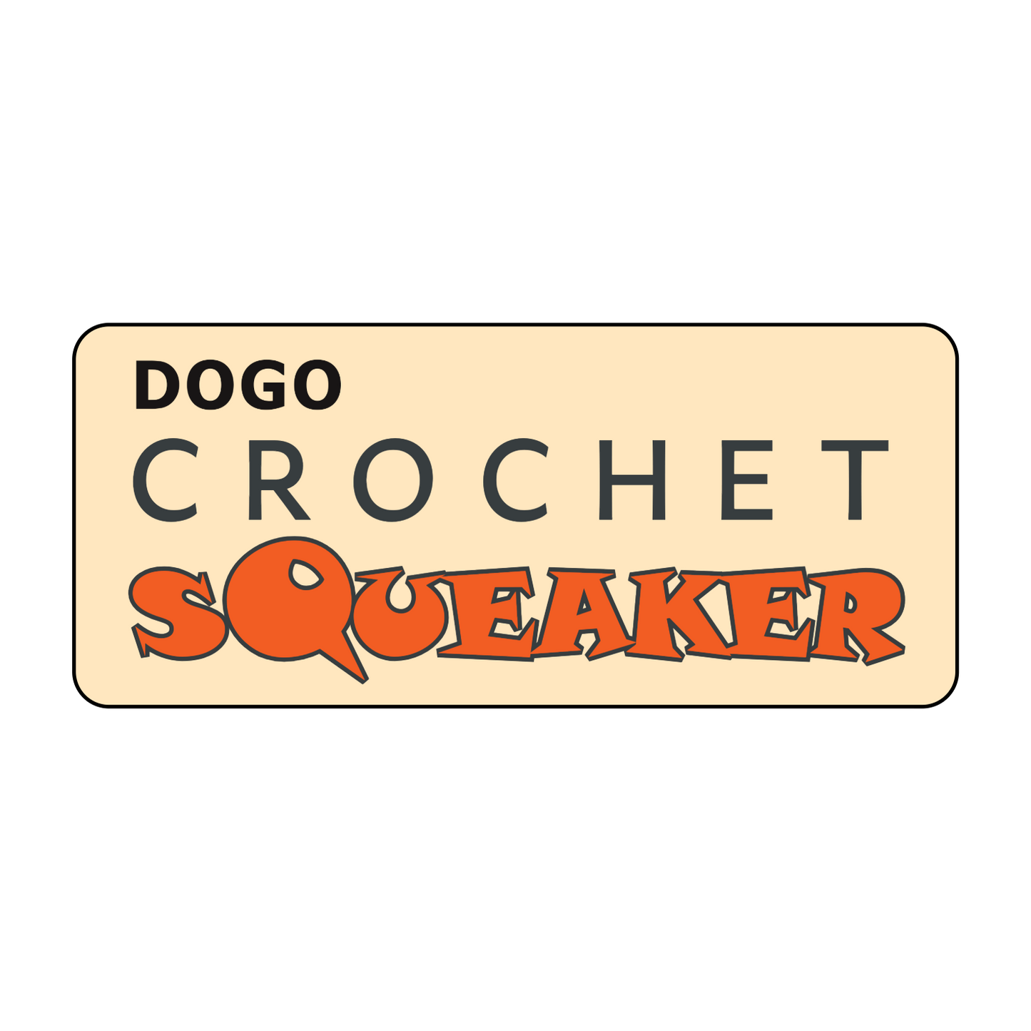 Dogo Pet - Crochet Toy - Bone Ball Blue