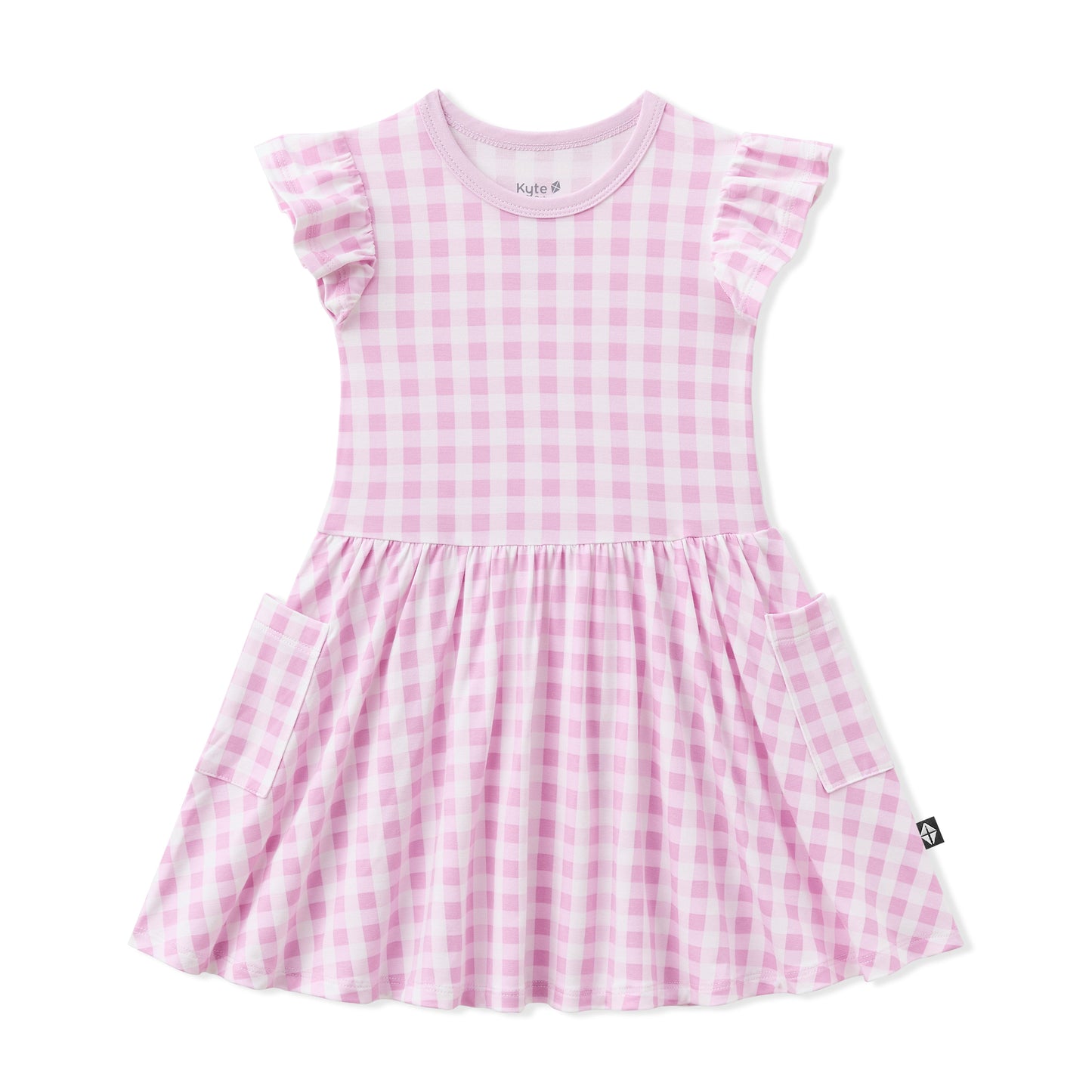 Pocket Dress in Gingham Thistle