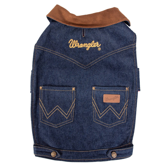 Lexington Pet & Wrangler Pet - Wrangler Dark Denim Jacket with Lining
