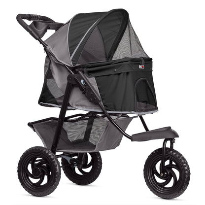 Dogline - TrailRunner Pet Stroller with 12" Mixed Terrain Rubber Tires