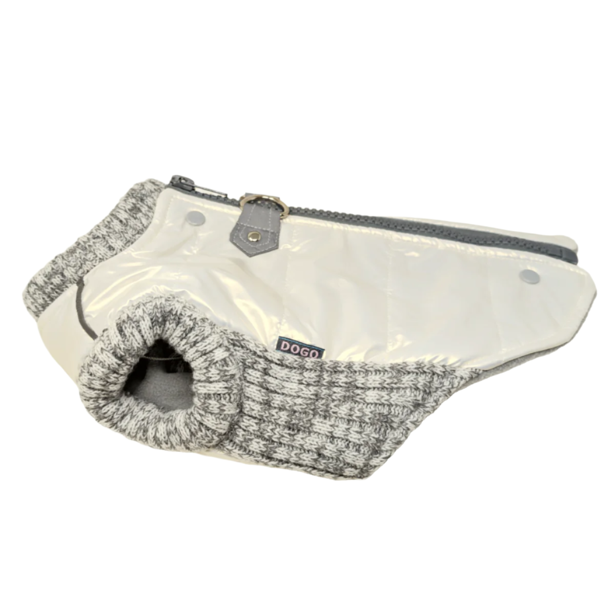 Dogo Pet - Runner Coat Metallic Pearl White