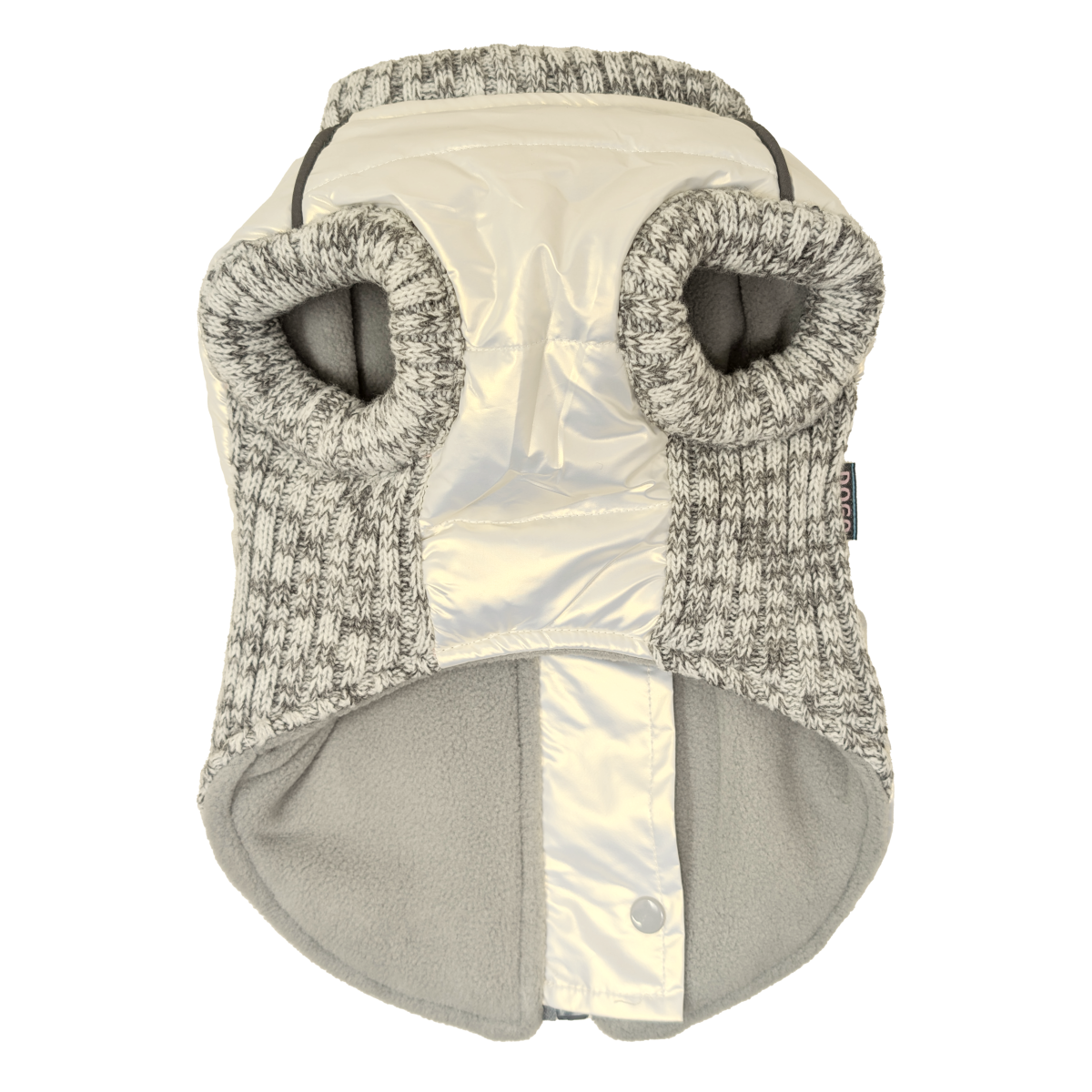 Dogo Pet - Runner Coat Metallic Pearl White