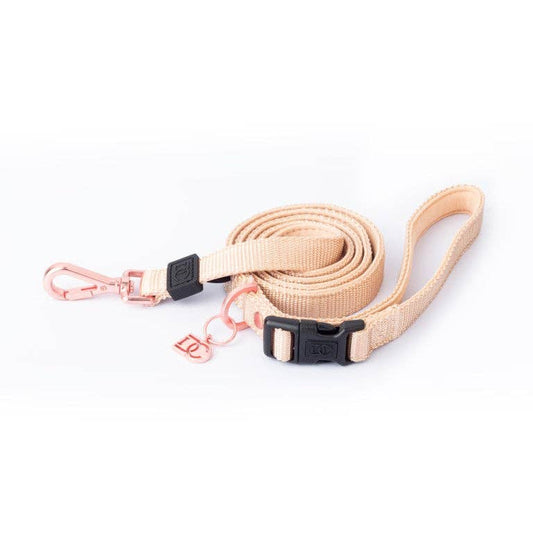 Doodle Couture, New York - Secure-In-Place Dog Leash - Dune