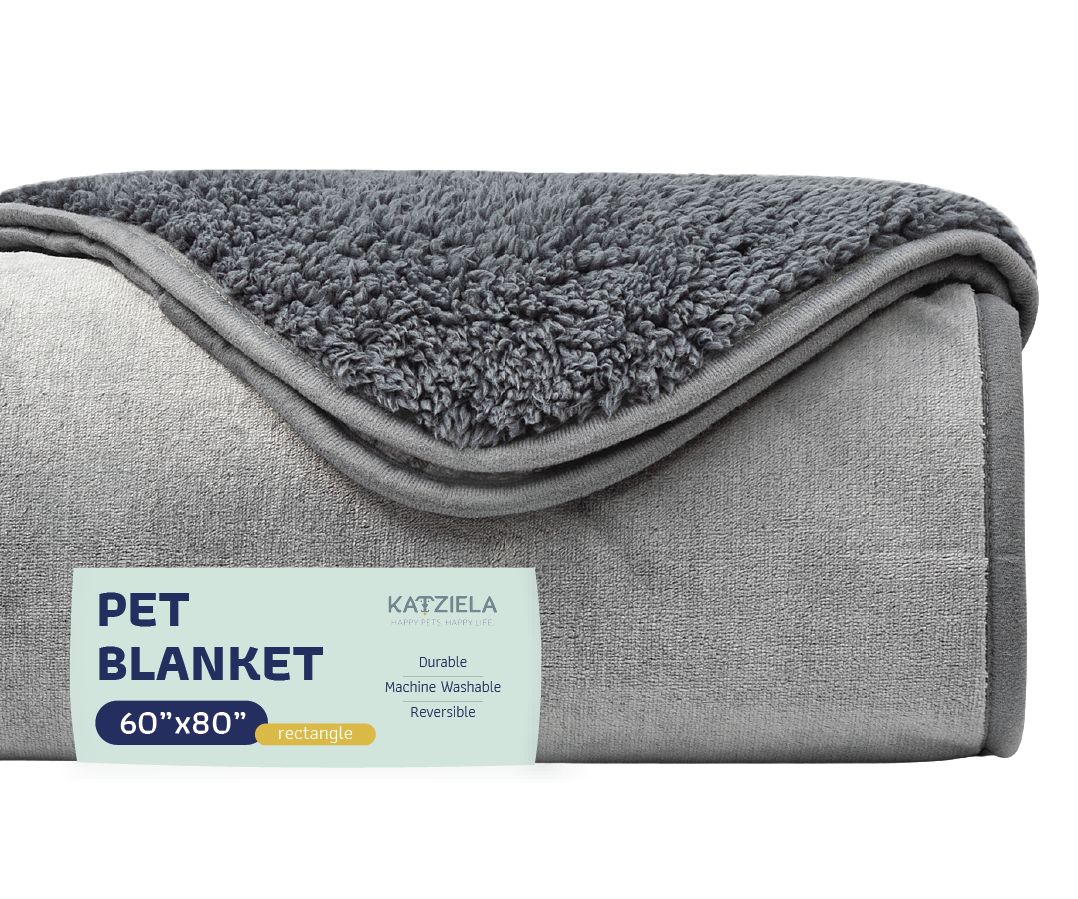 Katziela - Premium Waterproof Sherpa Soft Throw Blanket's For Dog & Cat