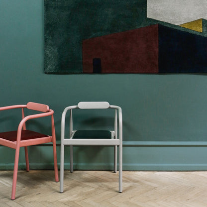 Ahm Armchair - Seat Upholstered - Stackable