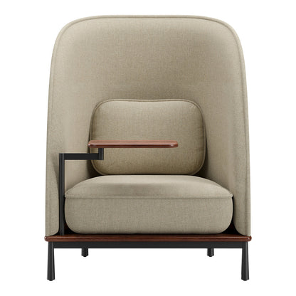 Arc High Back Lounge Chair w/ Tablet