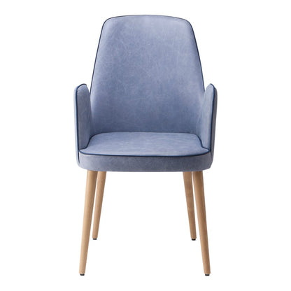 Adima 04 Dining Armchair - Wood Base