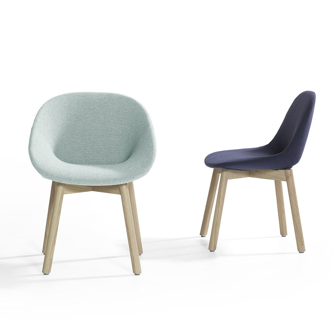 Beso Chair - 4 Legged, Wood Base
