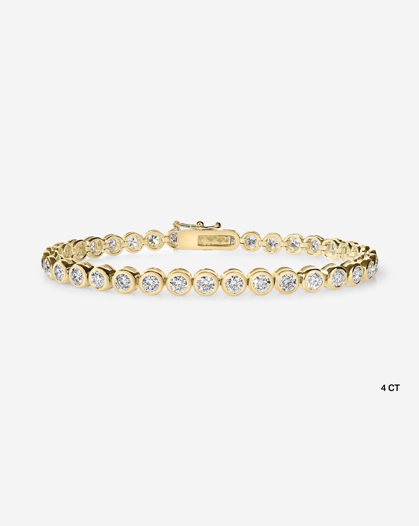 Bezel Diamond Tennis Bracelet