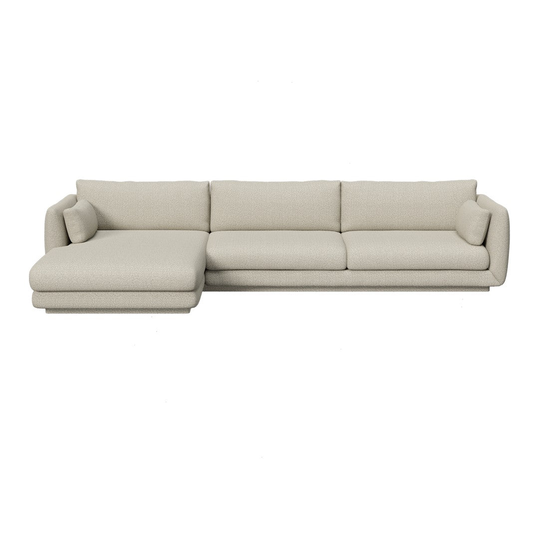 Bloom 3-Seater Sofa w/ Chaise Lounge - Plinth Base