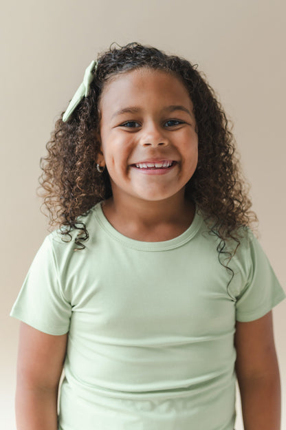 Toddler Basic Tee in Basil