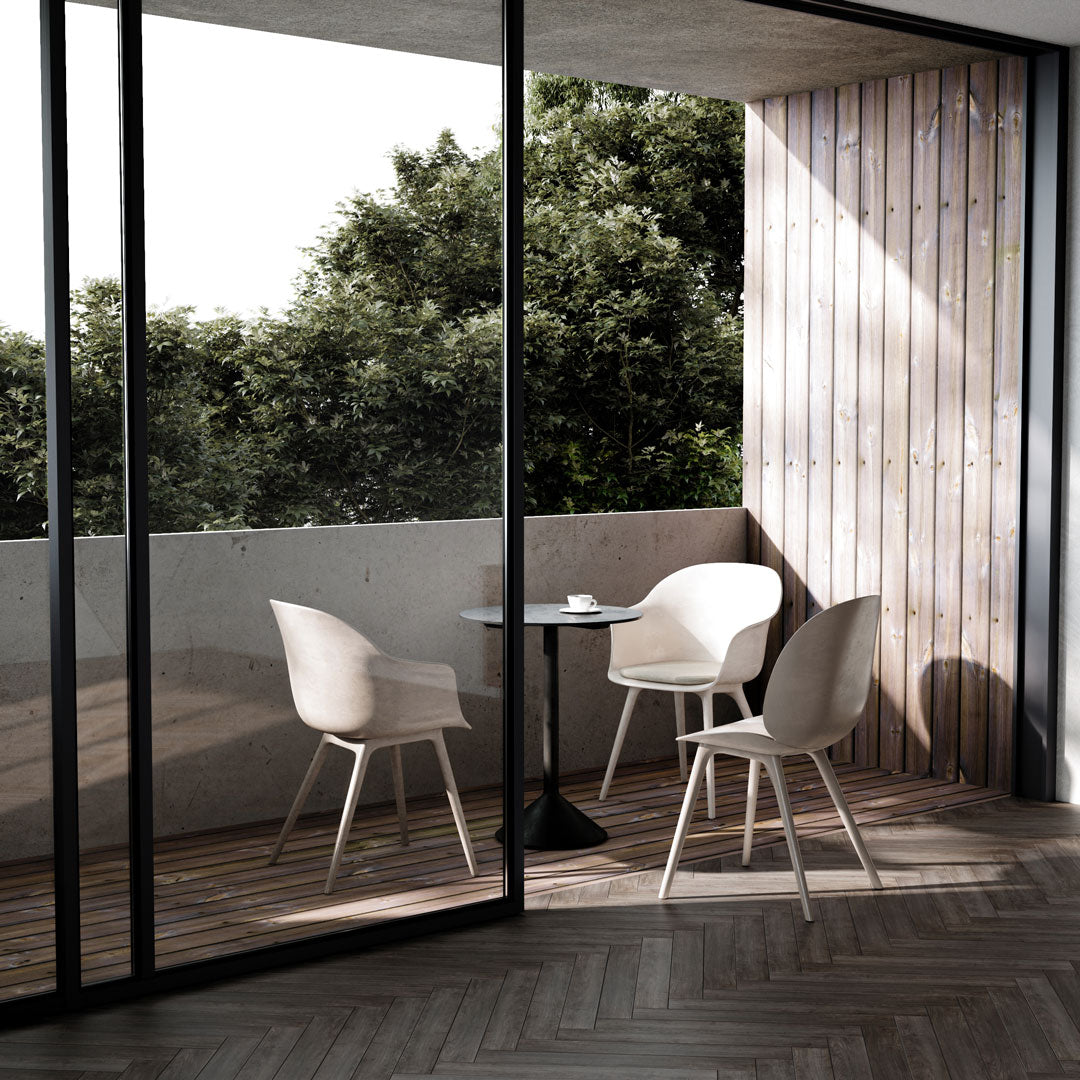 Bat Dining Chair - Plastic Base - Outdoor