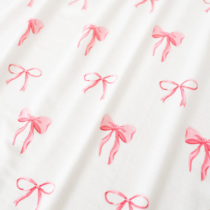 Short Sleeve with Pants Pajamas in Bow