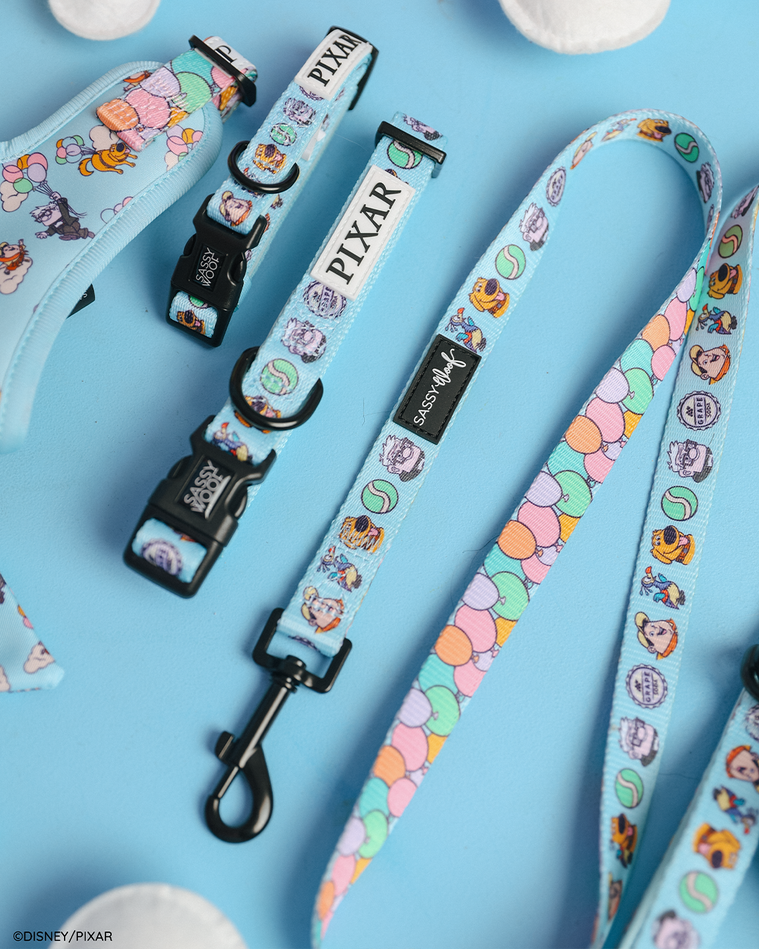 Dog Collar Three Piece Bundle - Disney and Pixar's Up