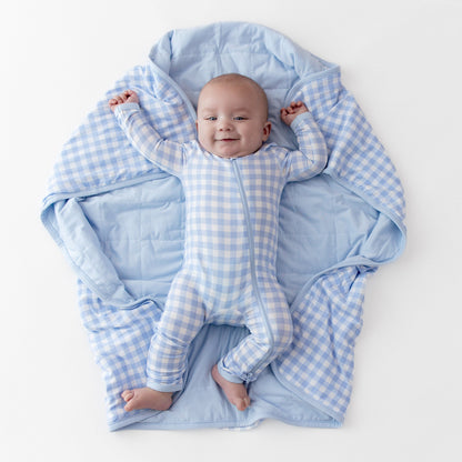 Baby Blanket in Gingham Breeze 1.0