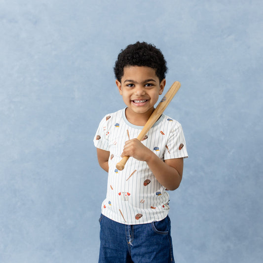 Toddler Basic Tee in Home Run