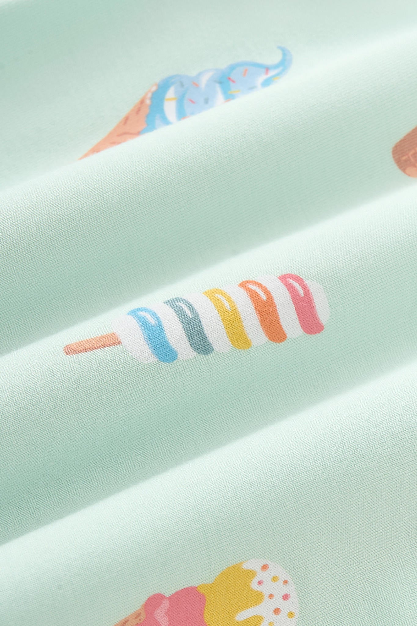 Toddler Basic Tee in Mint Ice Cream