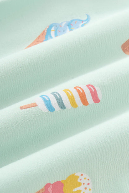 Toddler Basic Tee in Mint Ice Cream