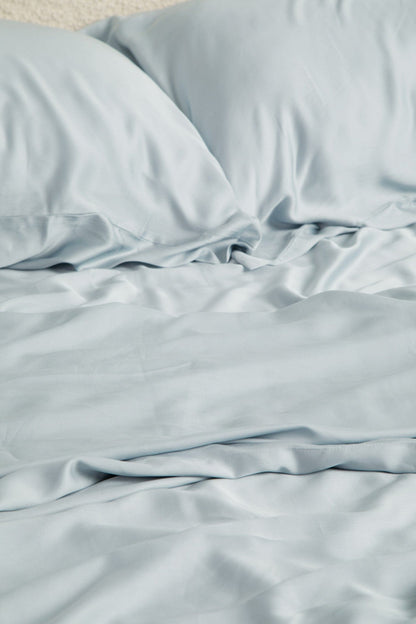 Bamboo Sateen Sheet Set in Ice